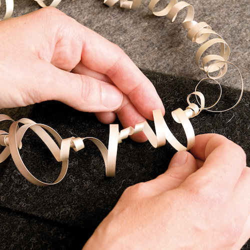 jewellery being processed